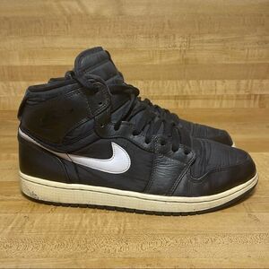 Air Jordan 1 high strap 342132-003 Black White Men Sz 11 2014 no straps